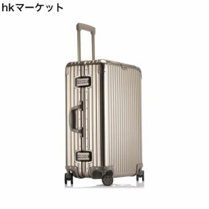 [Yuweijie] キャリーケース 60L スーツケース 大型 キャリーバッグ Mサイズ 軽量 オールアルミ合金ボディ 機内持ち込み キャリートランク