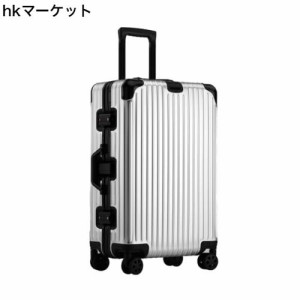 [lanbao] スーツケース オールアルミ合金 キャリーケース アルミ合金ボディ TSAロック搭載 360度回転 静音ダブルキャスター 超軽量 機内