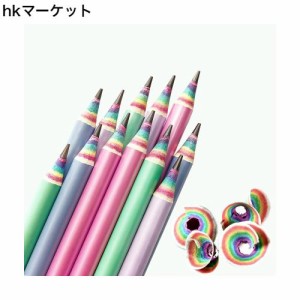 鉛筆 HB レインボー かわいい鉛筆 Rainbow Pencils レインボー鉛筆 レインボー鉛筆 小学生 文房具 楽しい鉛筆 ファッション鉛筆 小学生に