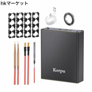 Kerpu スポット溶接機, 11段ポータブル溶接機, 5000mAh 自動モードミニスポット溶接機 充電式,スポット溶接 DIY 18650/21700電池バッテリ