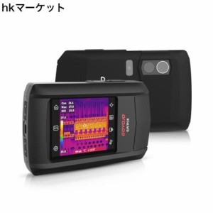 GOYOJO サーモグラフィ カメラ 解像度 192x192 熱画像カメラ 25Hz 赤外線＆光学合成技術 0.4秒検知、 FOV 50° × 50°、 4X 倍のデジタ