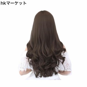 FESHFEN ウィッグ ロング フルウィッグ かつら ロングカール レディース カール 巻き髪 wig ウィッグ 女装 ロング カツラ 女性 小顔効果 