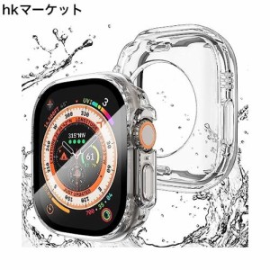 【2024強化版】ELYBYYLE for Apple Watch ケース Apple Watch Ultra 2/Apple Watch Ultra 49mm 用 ケース 360度全面防水 バンド 水泳・ス