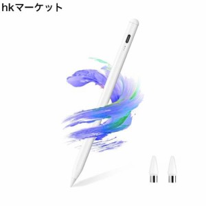 【2024年最新iPadスタイラス】Fiico タッチペン 全機種対応 スタイラスペン 極細 超高精度 ペンシル 電量表示/誤ON/OFF防止/磁気吸着機能