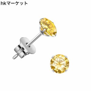 医療用 純チタン ピアス つけっぱなし用 セカンド ファーストピアス メンズ レディース 4本爪2/3/4/5/6mm 最高級AAAAAジルコニア CZ 軸太