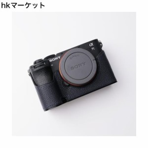 対応 Sony ソニー A7C Mark II α7C2 α7CR A7CR 専用 カメラケース カメラカバー カメラバッグ 本革 【Iborrys 純手作】銀付ヤギ革本体+