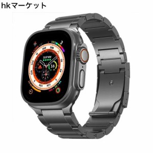 コンパチブル apple watch バンド チタン製 軽量 丈夫 iWatch SE/Series Ultra2 Ultra 9 8 7 6 5 4 3 2 1対応 38mm 40mm 41mm 42mm 44mm 