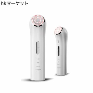 【2023年新モデル】 美顔器 RF美顔器 EMS 美容器 イオン導入 微電流 3色LED 光エステ 1台多役 イオン美顔器 4種類モード 3段階レベル 多