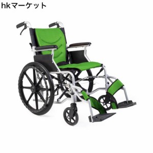 PIPIBEAR 車椅子 自走式車いす 折り畳み 軽量 コンパクト アルミ製 折りたたみ 車イス 介助・自走 兼用 簡易 軽量車椅子 手押し 軽い車椅