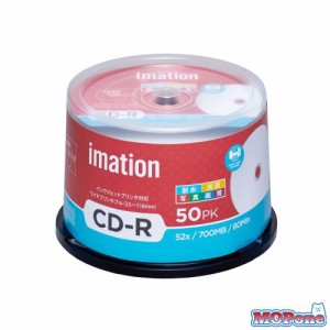 imation（イメーション） 1回記録用 耐水・光沢写真画質 (ウォーターシールド) CD-R IM005 (52倍速 50枚)