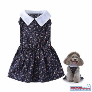 犬服 ワンピース 春夏 犬服 デニム ワンピース お姫様 スカート 可愛い 女の子 中小型犬 ペット用プリンセススカートドッグウェア ペット