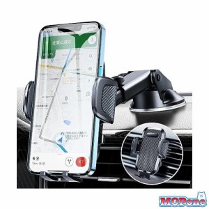 スマホホルダー 車 車 スマホスタンド 車載ホルダー 車 車載 2in1 粘着ゲル吸盤＆エアコンクリップ付き スマホスタンド 携帯 片手操作 36