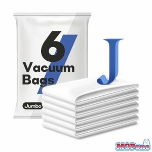 Vacbird 布団圧縮袋 6枚 80*100 cm 真空収納圧縮袋 圧縮袋 シーラーバッグ、旅行用圧縮袋、衣類、旅行用、パッキング、寝具、布団、毛布