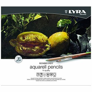 LYRA リラ 水彩色鉛筆 アクアレル 24色セット (メタルボックス) L2011240