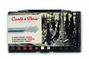 コンテ・ア・パリ カレコンテ スケッチ プラスチックボックス アソート 12色セット 50150