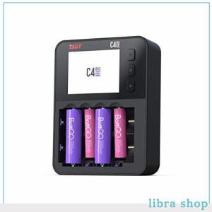 ISDT C4 EVO 電池充電器 スマート バッテリー 急速充電器 ミニ四駆 1-6S Lipo AA/AAA 単3・単4ニッケル水素バッテリー 18650 バッテリー 