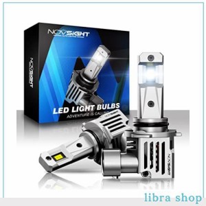 NOVSIGHT HB4 55W 12000LM 無極性 LEDヘッドライトHB4 切れのいいカットライン 6500K 新車検対応 高品質LEDチップ搭載 高輝度 DC9-32V 36