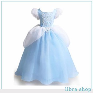 [TYHTYM] プリンセス ドレス 子供用 シンデレラ ドレス（Cinderella） コスプレ 衣装 100-140cm キッズコスチューム コスプレ ワンピース