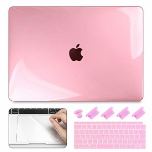 CISOO MacBook Air ケース ピンク 透明 2020 新型 MacBook Air 13 インチ ケース A2179 A2337 対応 おしゃれ ハードカバー 薄型 耐衝撃 