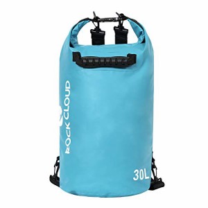 ROCK CLOUD ドライバッグ 防水バッグ ドラム型 防水ポーチ リュック 折りたたみ 軽量 5L 10L 20L 30L 40L アウトドア 海水浴 釣り ビーチ