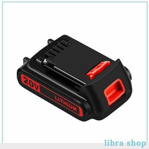 Enermall 互換 ブラックアンドデッカー バッテリー 18V 3.0Ah BL2018 ブラックアンドデッカー 18V バッテリーブラックアンドデッカー 20V