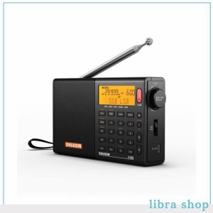 SIHUADUON D-808 ポータブルラジオ FM/AM/SW/LW/エアバンド ポケットラジオ SSB/BCL/DSP/RDS 高感度 小型 超軽量 電池式 充電式 オートオ