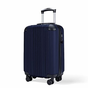 [Bargiotti] ABSスーツケース キャリーバッグ キャリーケース 大容量 超軽量 TSAロック ダブルキャスター 静音 旅行 ビジネス… (ネービ