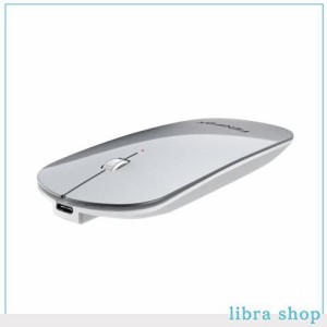 FENIFOX Bluetooth マウス, 超薄型 無線 ワイヤレス 静音 ブルートゥース 小型 ミニ 3ボタン 光学式 2.4G 音が静かな 消音 光学 音のしな