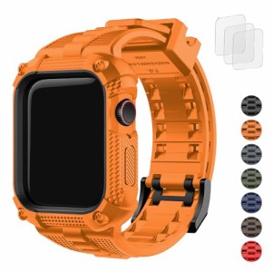 アップルウオッチ バンド iWatch シリーズ 8/7/6/5/4/SE/SE2に対応 アップルウオッチ 一体型 ベルト コンパチブル Apple Watch バンド 保