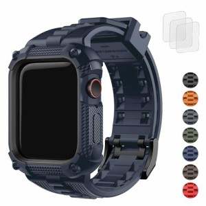 アップルウオッチ バンド iWatch シリーズ 8/7/6/5/4/SE/SE2に対応 アップルウオッチ 一体型 ベルト コンパチブル Apple Watch バンド 保