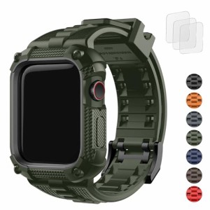 アップルウオッチ バンド iWatch シリーズ 8/7/6/5/4/SE/SE2に対応 アップルウオッチ 一体型 ベルト コンパチブル Apple Watch バンド 保