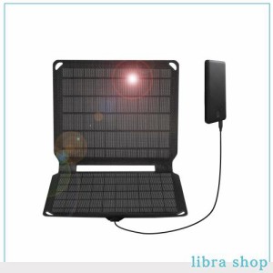 FlexSolar ソーラーパネル 10W USB出力ポート 5v 2a 小型 折りたたみ式 単結晶セル IP67 防水 停電/災害/旅行/アウトドア用 台風対策 防