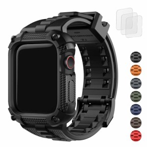 アップルウオッチ バンド iWatch シリーズ 9/8/7/6/5/4/SE/SE2に対応 アップルウオッチ 一体型 ベルト コンパチブル Apple Watch バンド 