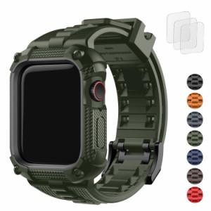 アップルウオッチ バンド iWatch シリーズ 8/7/6/5/4/SE/SE2に対応 アップルウオッチ 一体型 ベルト コンパチブル Apple Watch バンド 保