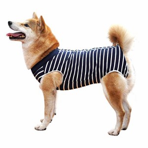 犬用 手術後服 犬術後ウェア 術後保護服 エリザベスカラーに代わる介護服 メス オス兼用 避妊 離乳 傷舐め防止 傷口保護 皮膚保護術後服 