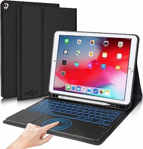 [最新型] 7色バックライト iPad 第6世代 キーボード ケース iPad 第5世代 キーボード iPad pro 9.7インチ iPad air2 キーボードケース タ
