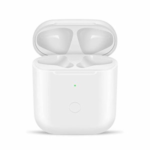 充電ケース、Airpods1＆2との交換性あり, Airpods用充電器, エアーポッズ用充電ケース 充電器 ワイヤレス充電 Bluetoothペアリング可能 