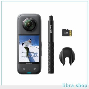 Insta360 X3 -プレミアムセット｜360度カメラ アクションカメラ 新型1/2インチ48MPセンサー IPX8防水 5.7K360度動画 72MP360度写真 手ブ