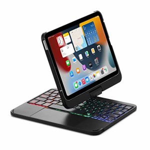 360度回転 iPad Mini 第６世代 キーボード タッチパッド搭載 バックライト付き iPad mini 6 カバー トラックパッド キーボード付き アイ