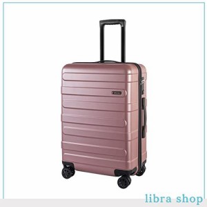 [VIVICITY] スーツケース キャリーバッグ キャリーケース 機内持込可 大容量 大型軽量 8輪 静音 TSAロック搭載 (ローズゴールド Sサイズ)