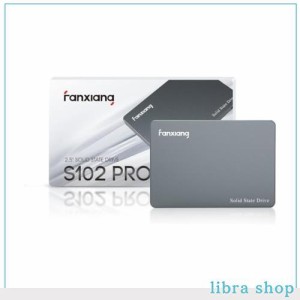 fanxiang S102 Pro 2TB SSD SATA III 6Gb/s 2.5インチ SSD 内蔵ソリッド ステート ドライブ、最大 560MB/s の読み取り速度、アルミニウム