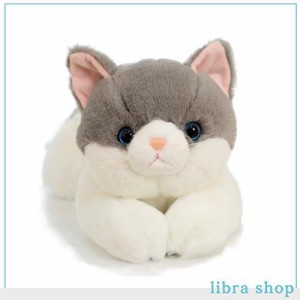 ぬいぐるみ グレー猫 リアル 50cm 大きい ネコ 猫 ふわふわ 柔らか 生々しい 可愛い クリスマス 寝具 ぬいぐるみ 抱き枕 人気 お誕生日プ