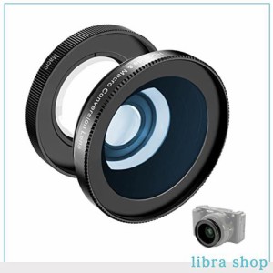 2イン1 18mm HD 広角/10倍マクロレンズ Sony ZV-1F Sony APSC ZV-E10 A5000/6000シリーズカメラに対応