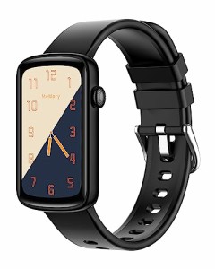 SHANG WING スマートウォッチ レディース リストバンド 型 腕時計 iPhone/Android対応 Smart Watch 着信通知 24時間 睡眠測定 女子生理サ