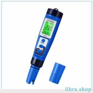 YINMIK pH測定器 5in1 pHメーター EC TDSメーター 塩分測定器 水槽やアクアリウムや井戸水の管理 浄水器の水道水の確認 純水や飲み物の測