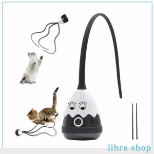 Petcronies 猫 おもちゃ 猫じゃらし 2in1 ねこの玩具 自動 電動 猫動くおもちゃ 猫ちゃん狩猟天性満足 ねこ用 室内 USB充電式 安全素材 