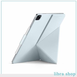 PITAKA iPad Pro 12.9 ケース タブレットスタンド 磁気吸着 超スリム 軽量 極薄 衝撃保護 折りたたみ 角度調整可能 三角形の構造 縦横と