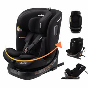 Jovikids チャイルドシート ISOFIX、 0か月~12歳頃 360°回転式 i-Size R129適合 新生児ベビーシート、ロングユースコンパクト、調整可能