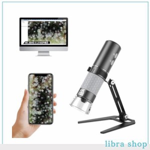 Ninyoon USB顕微鏡4K WiFi の顕微鏡は立場を改善しました iPhone Android PC対応、50-1000X USB デジタルの顕微鏡無線 HD の内視鏡のカメ