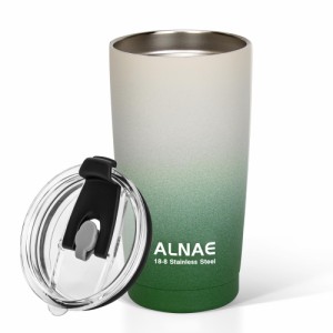 ALNAE タンブラー 蓋付き 真空断熱 600ml 水筒 マグボトル コーヒーカップ ふた付き 二重構造 保温保冷 直飲み 大容量 ビール コーヒー 